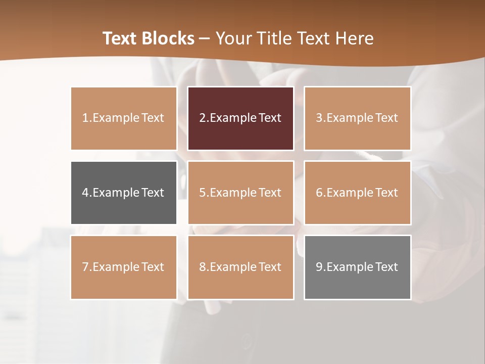 Holding Wedding Shirt PowerPoint Template