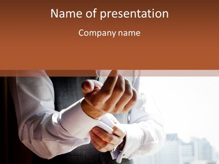 Holding Link Fashion PowerPoint Template