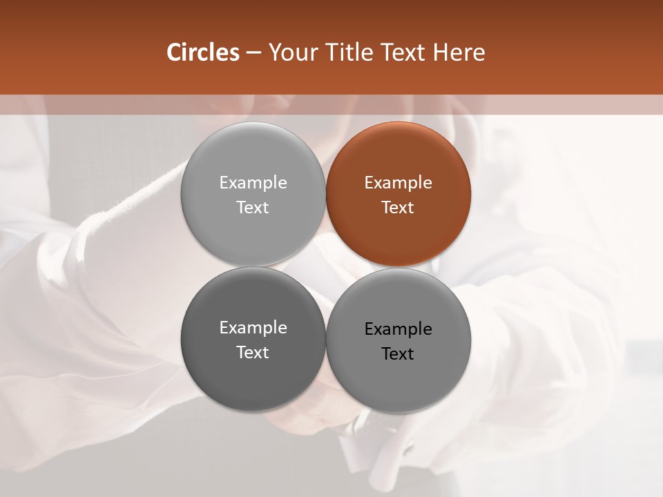 Holding Link Fashion PowerPoint Template