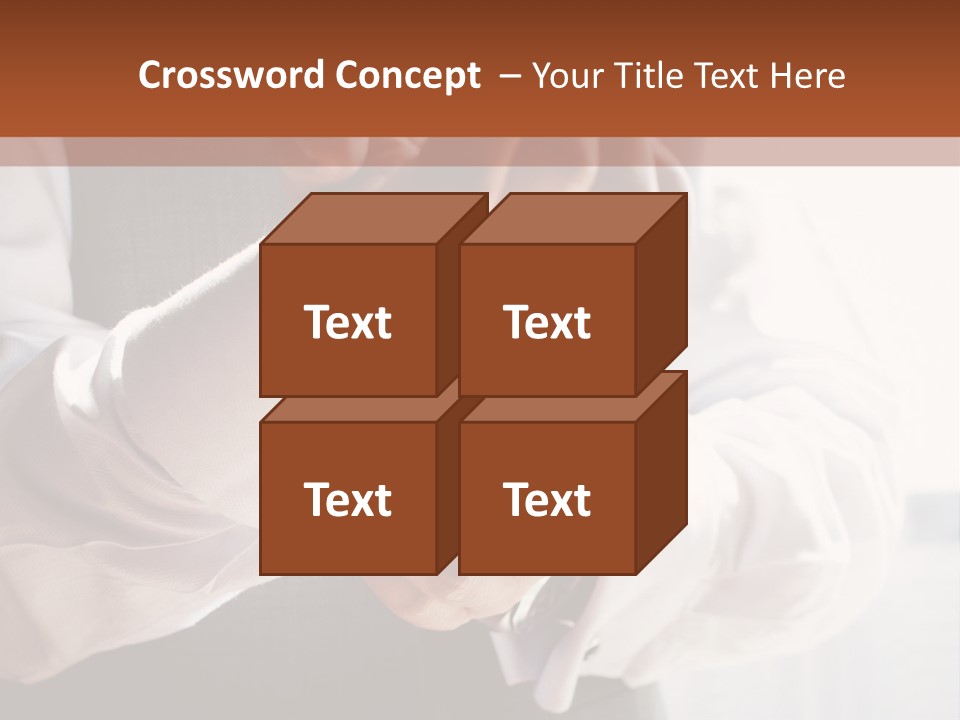 Holding Link Fashion PowerPoint Template