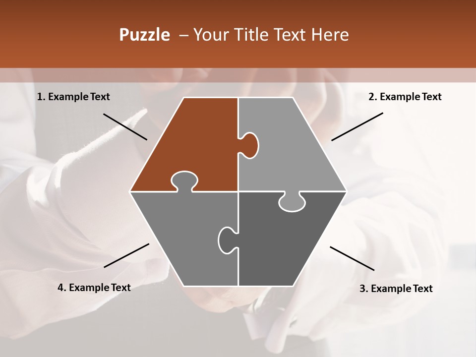 Holding Link Fashion PowerPoint Template