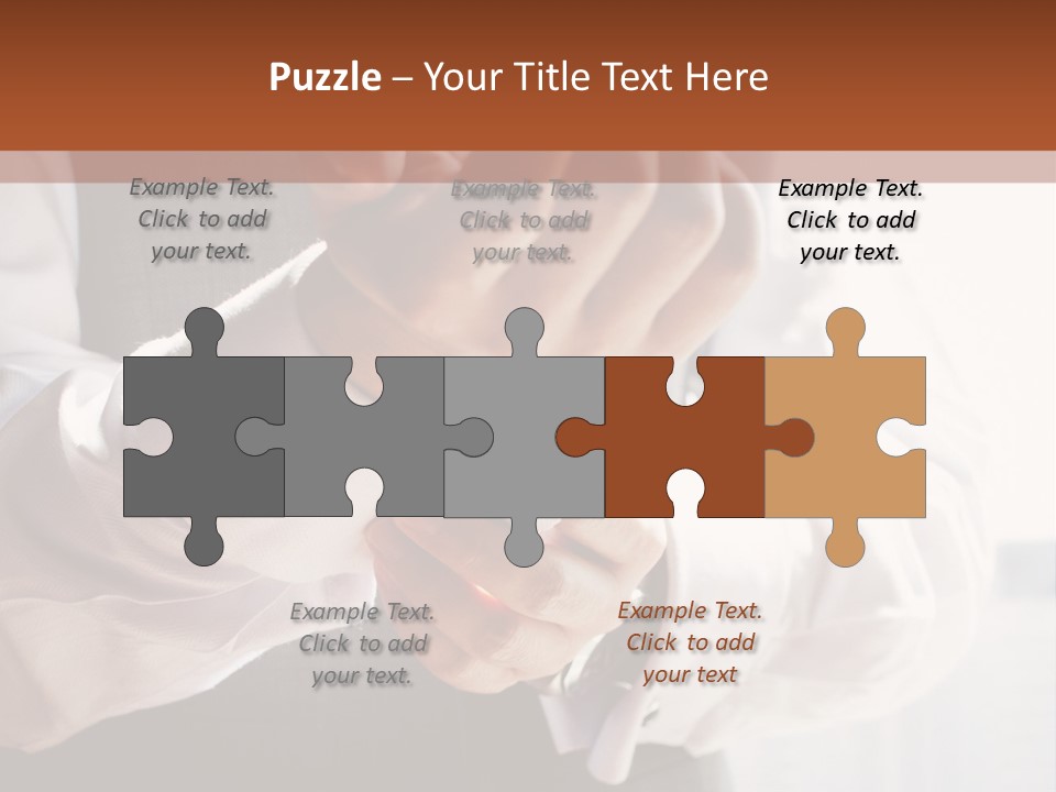 Holding Link Fashion PowerPoint Template