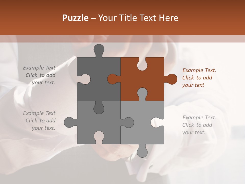 Holding Link Fashion PowerPoint Template