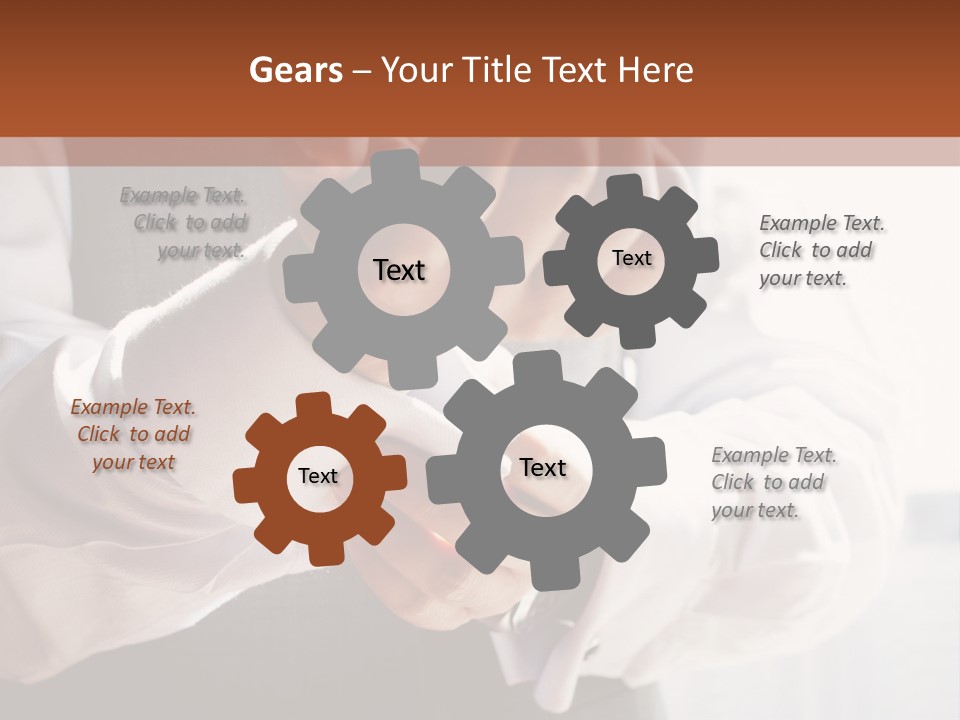 Holding Link Fashion PowerPoint Template