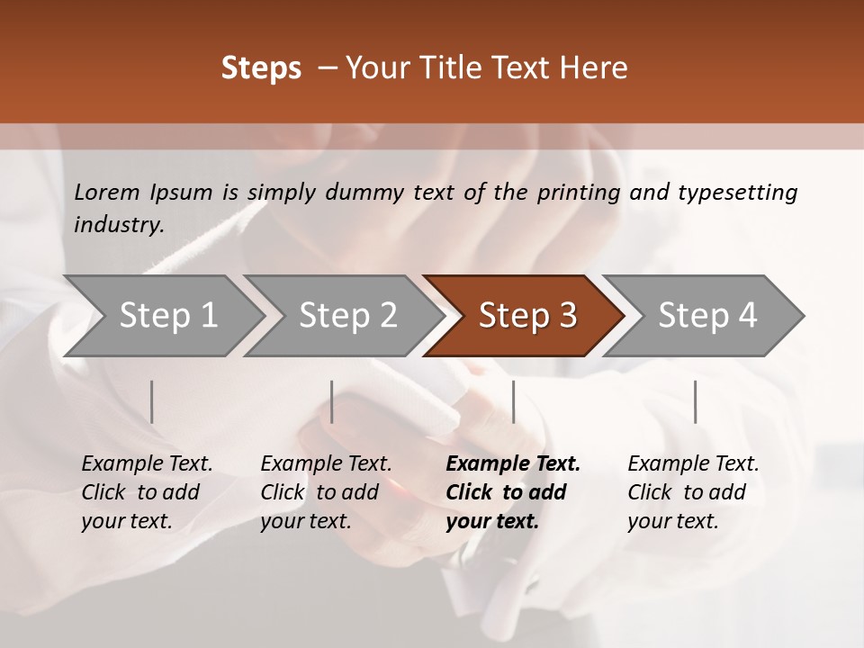 Holding Link Fashion PowerPoint Template