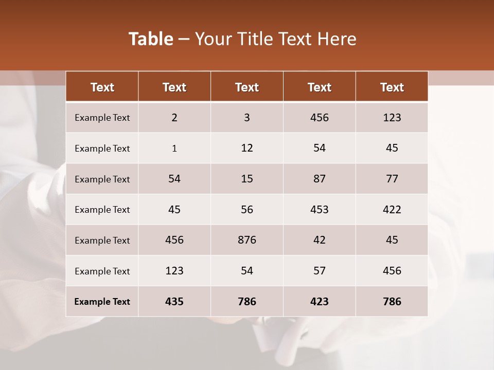 Holding Link Fashion PowerPoint Template