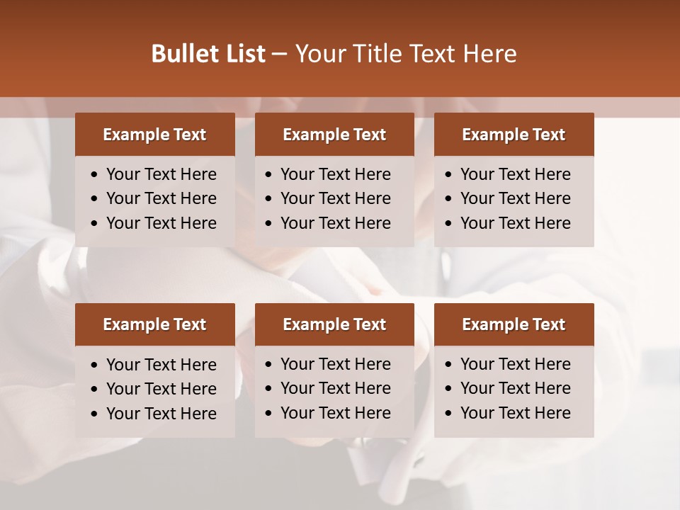 Holding Link Fashion PowerPoint Template