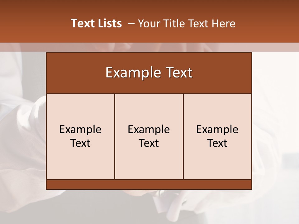Holding Link Fashion PowerPoint Template