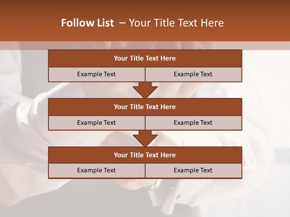 Holding Link Fashion PowerPoint Template