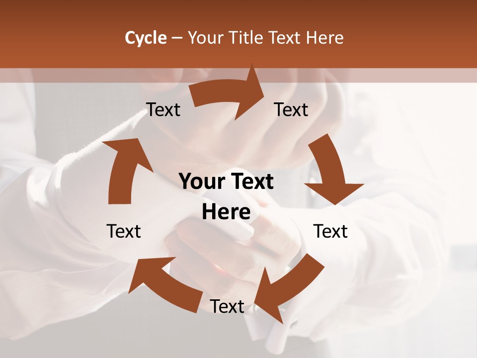 Holding Link Fashion PowerPoint Template