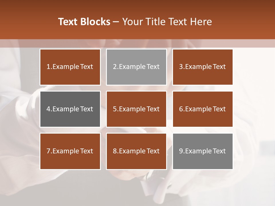 Holding Link Fashion PowerPoint Template