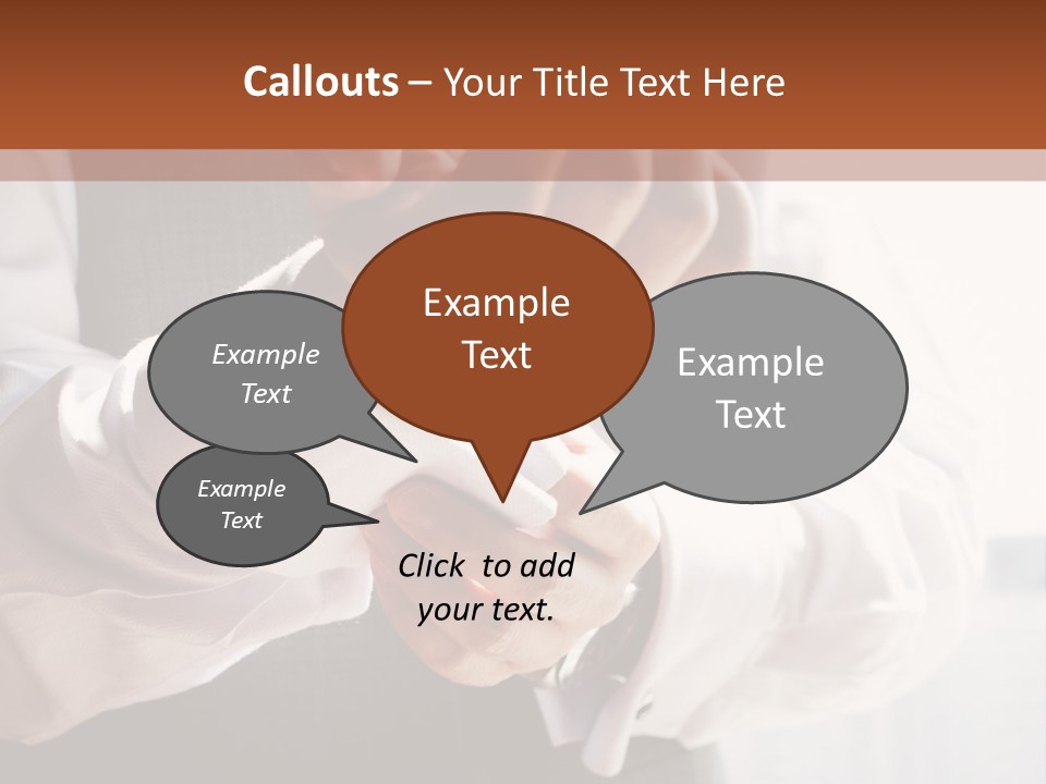 Holding Link Fashion PowerPoint Template