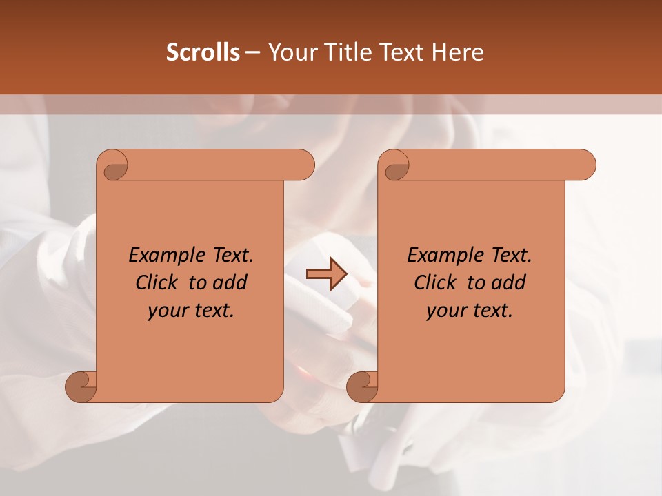 Holding Link Fashion PowerPoint Template