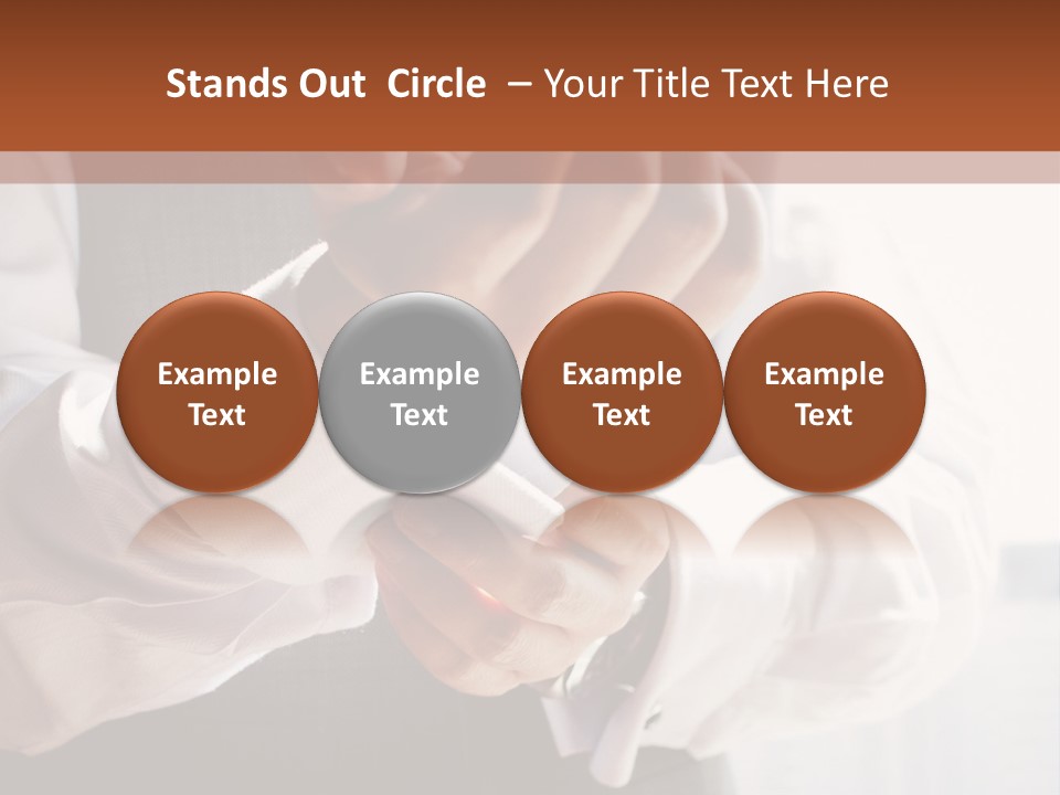 Holding Link Fashion PowerPoint Template