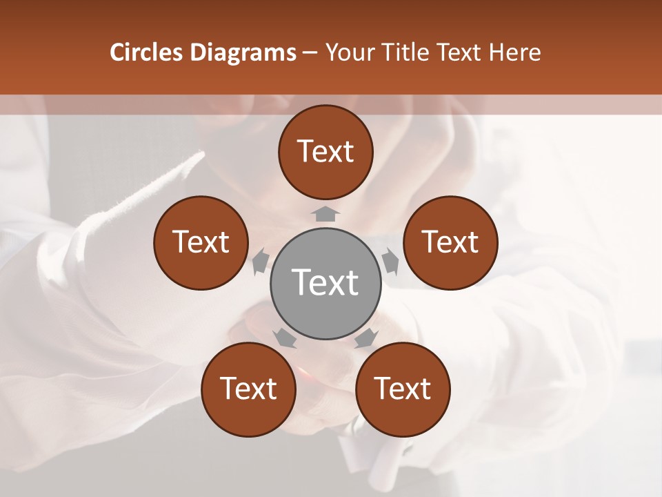 Holding Link Fashion PowerPoint Template