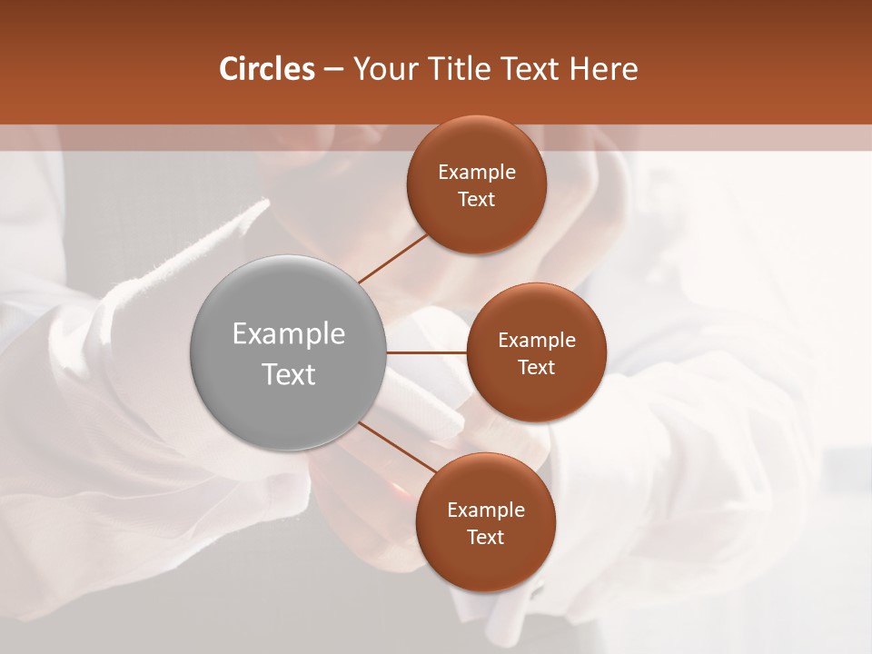 Holding Link Fashion PowerPoint Template