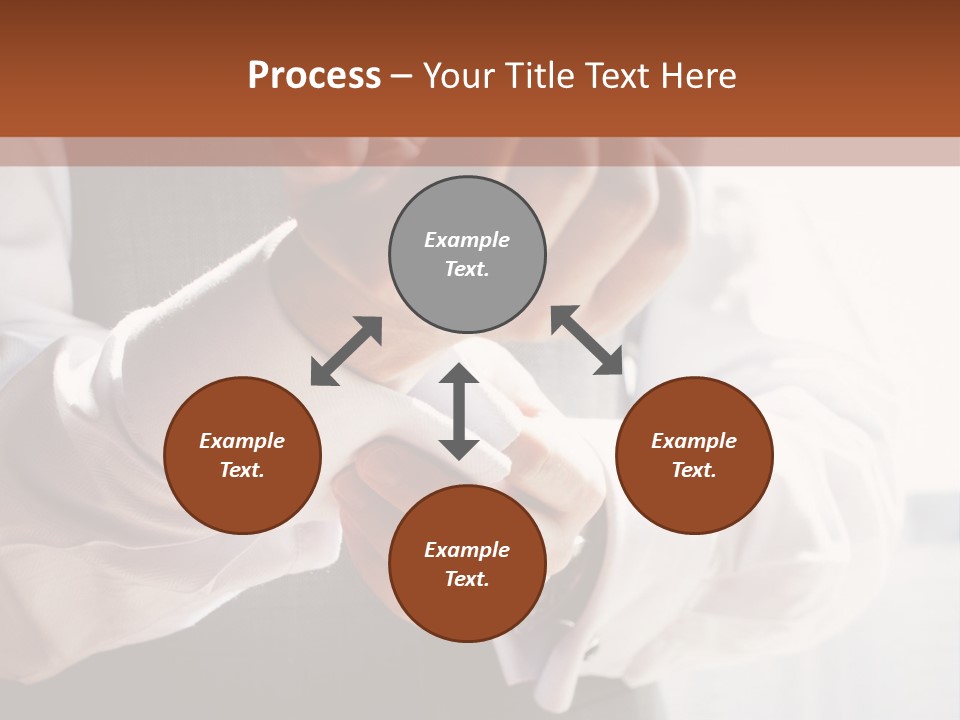 Holding Link Fashion PowerPoint Template