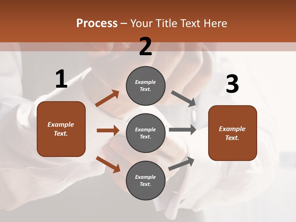Holding Link Fashion PowerPoint Template