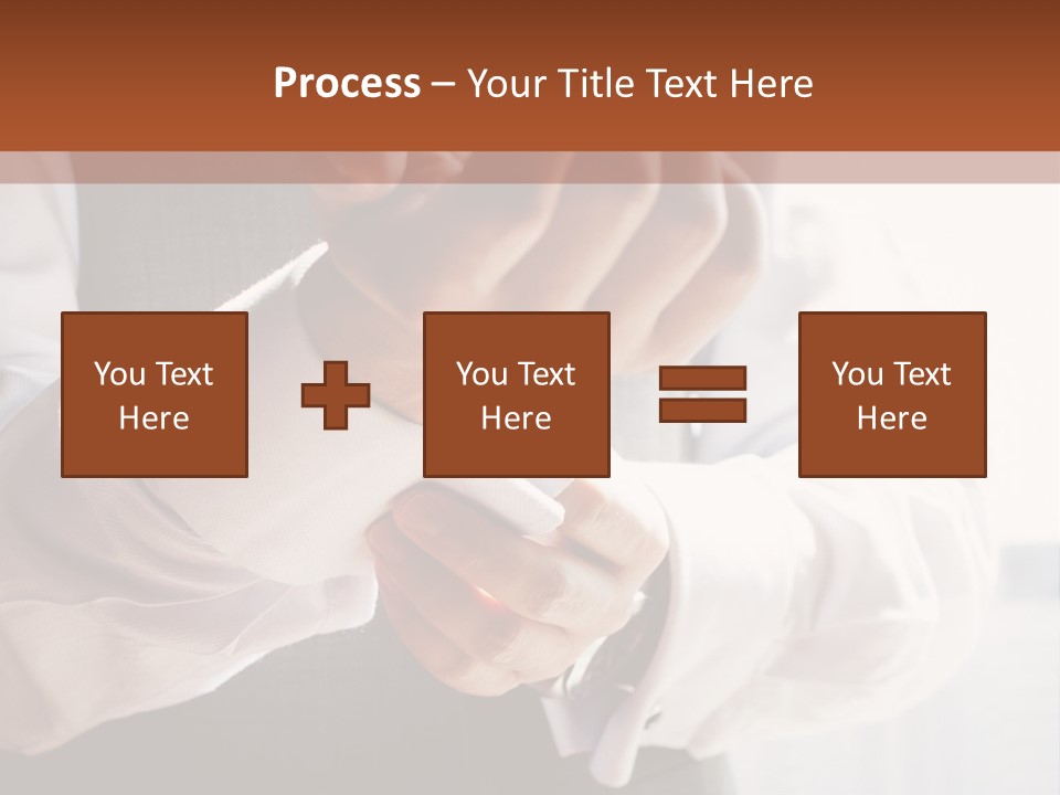 Holding Link Fashion PowerPoint Template