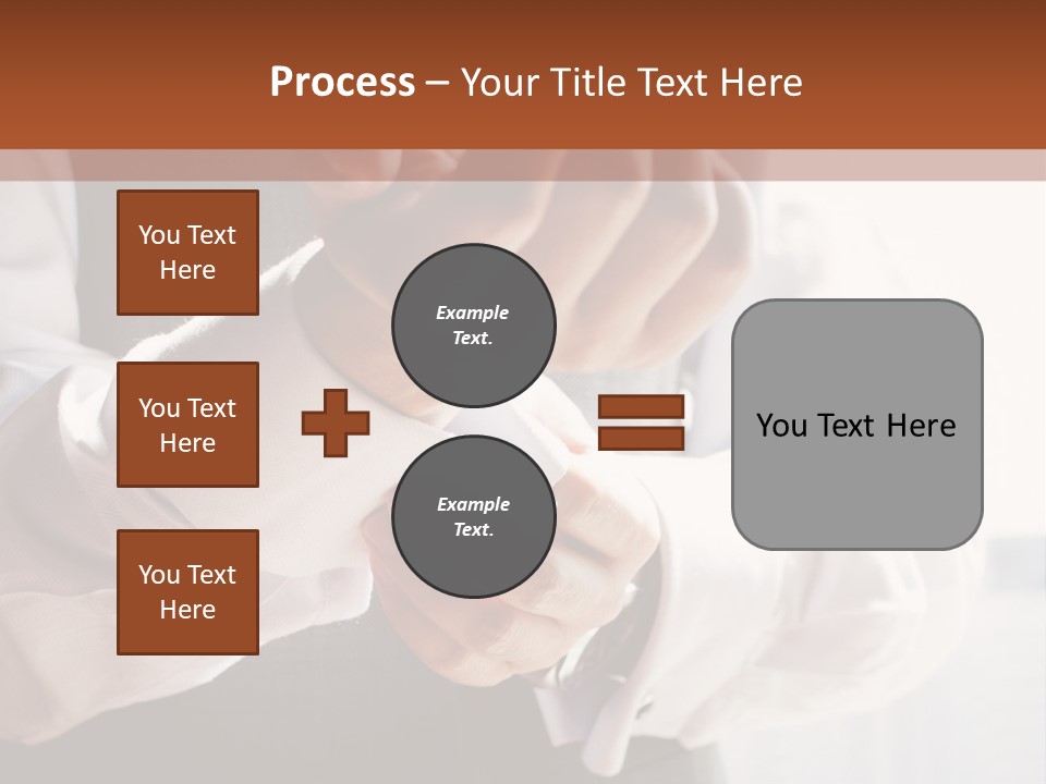 Holding Link Fashion PowerPoint Template