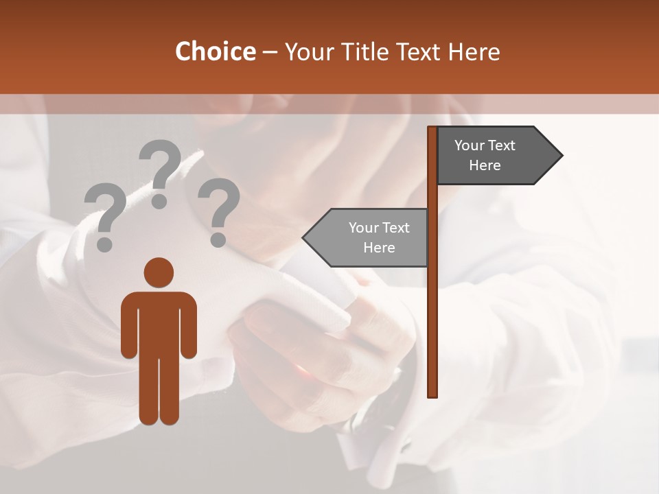 Holding Link Fashion PowerPoint Template