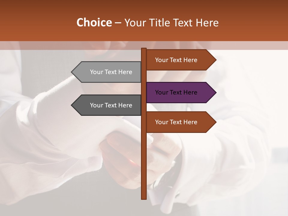 Holding Link Fashion PowerPoint Template