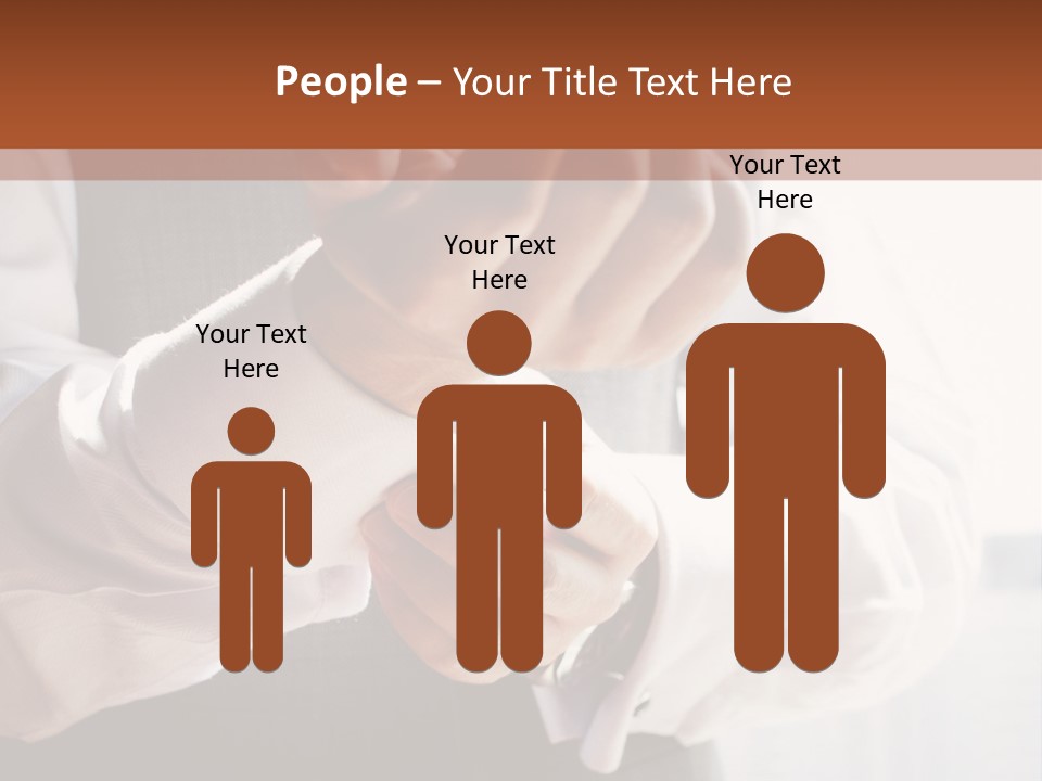 Holding Link Fashion PowerPoint Template