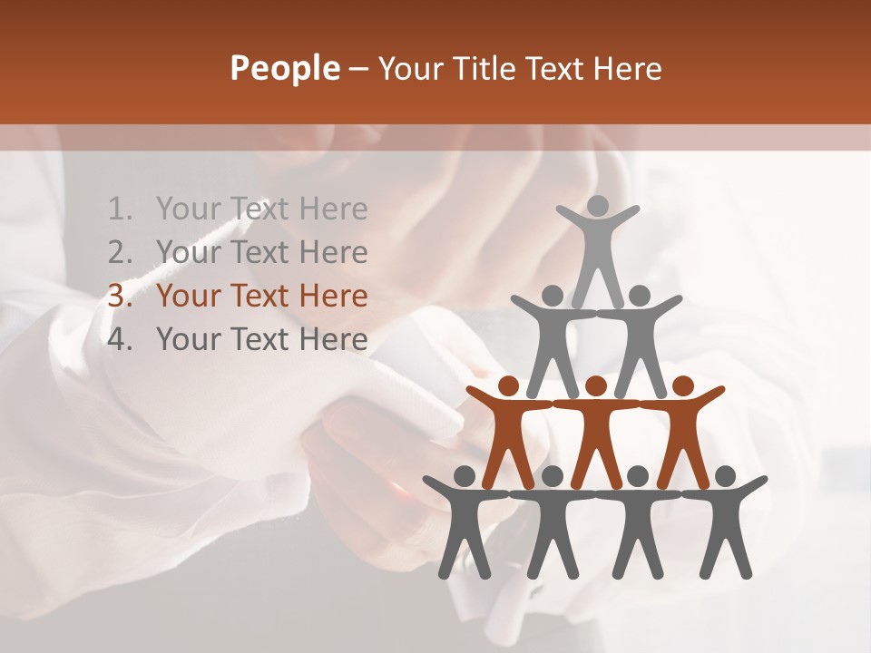 Holding Link Fashion PowerPoint Template