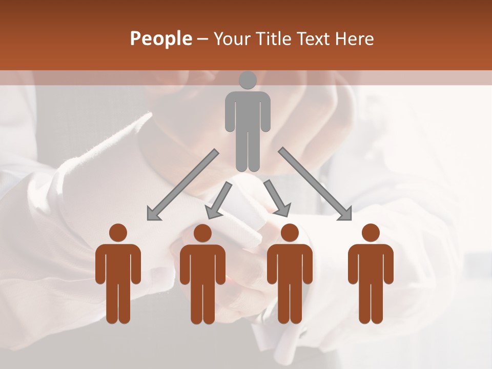 Holding Link Fashion PowerPoint Template