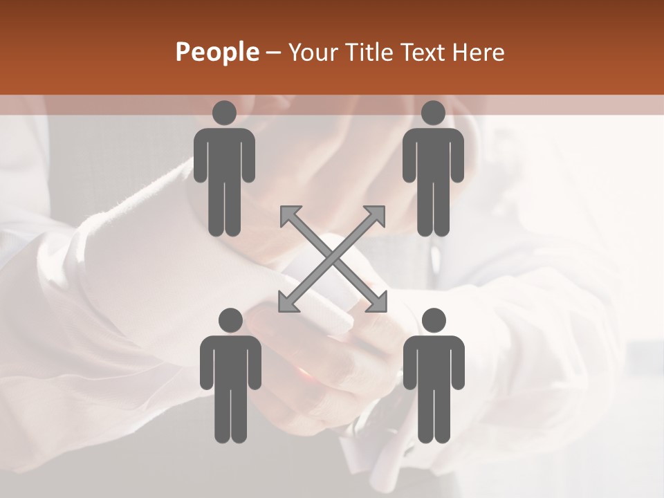 Holding Link Fashion PowerPoint Template