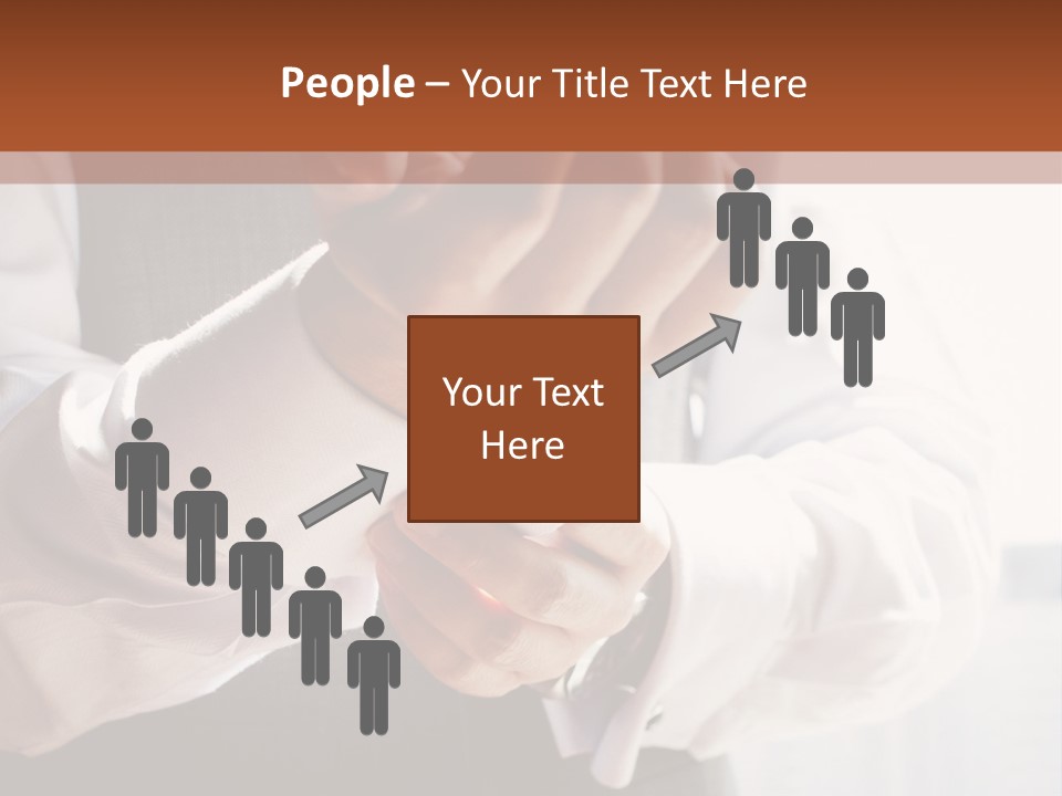 Holding Link Fashion PowerPoint Template