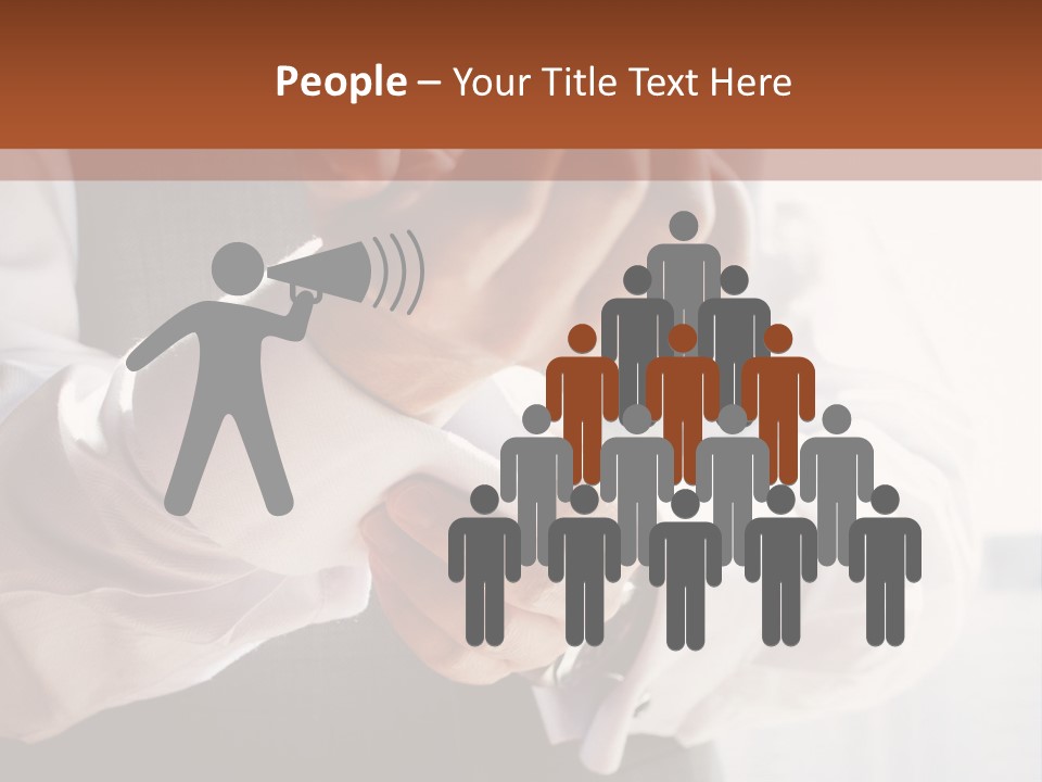 Holding Link Fashion PowerPoint Template