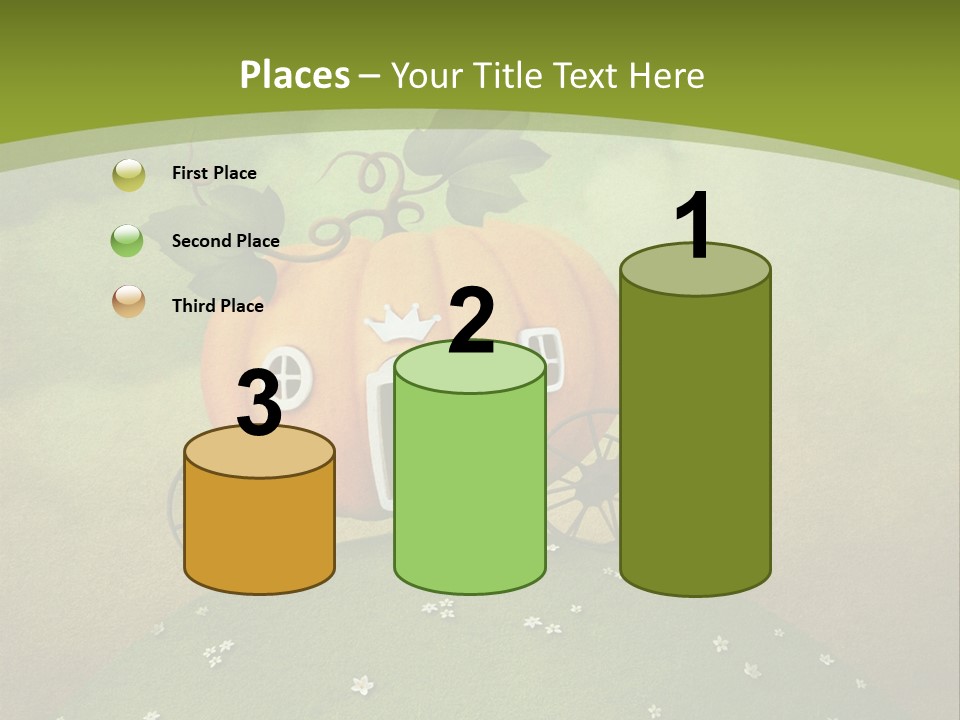 Vegetable Graphics Cloud PowerPoint Template