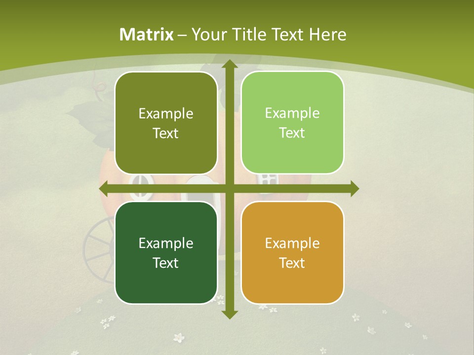 Vegetable Graphics Cloud PowerPoint Template
