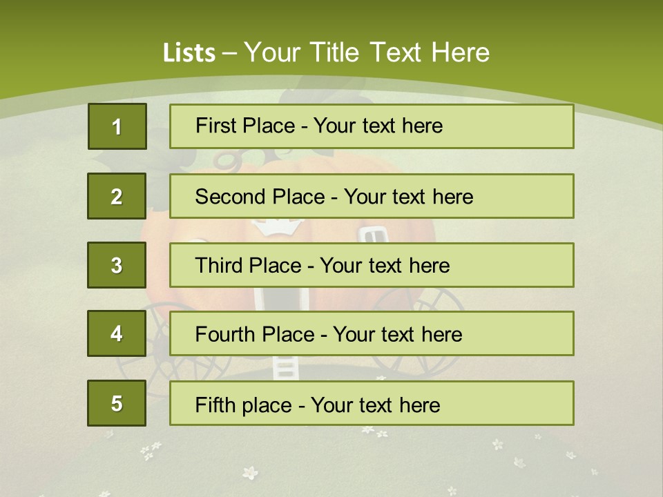 Vegetable Graphics Cloud PowerPoint Template