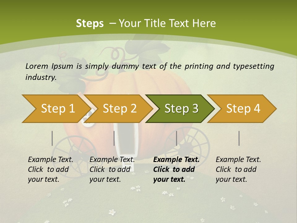 Vegetable Graphics Cloud PowerPoint Template