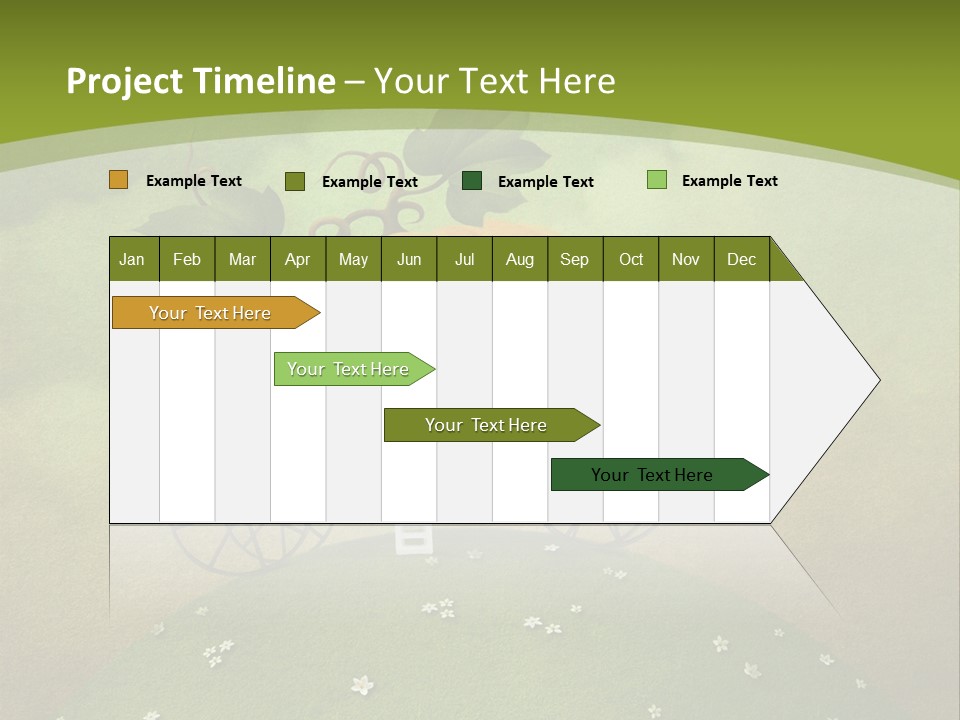Vegetable Graphics Cloud PowerPoint Template