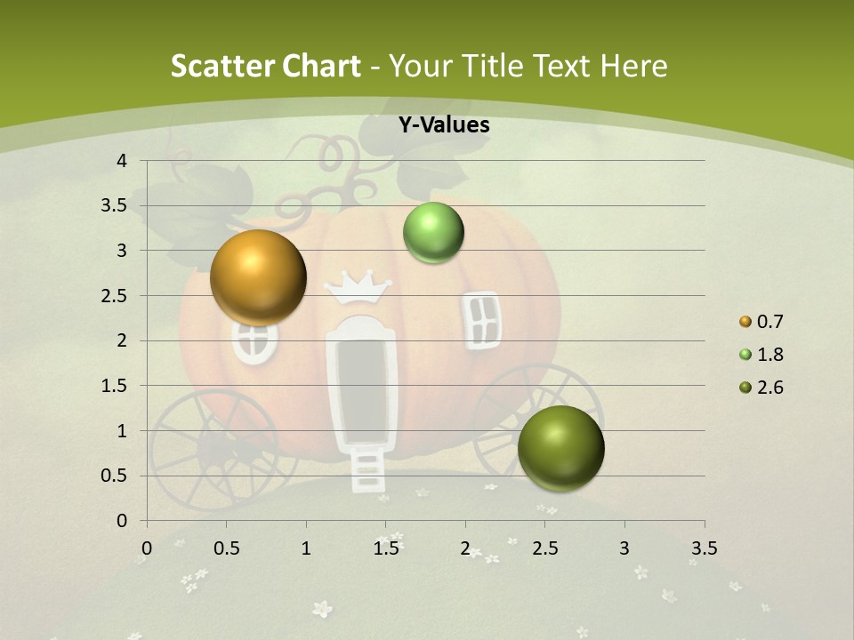 Vegetable Graphics Cloud PowerPoint Template