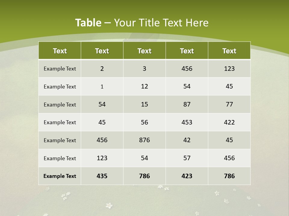 Vegetable Graphics Cloud PowerPoint Template