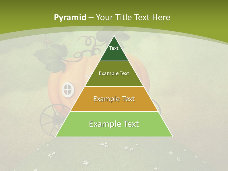 Vegetable Graphics Cloud PowerPoint Template