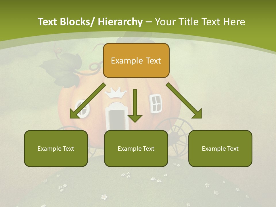 Vegetable Graphics Cloud PowerPoint Template