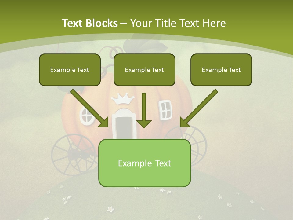 Vegetable Graphics Cloud PowerPoint Template