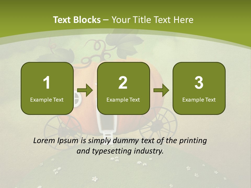 Vegetable Graphics Cloud PowerPoint Template