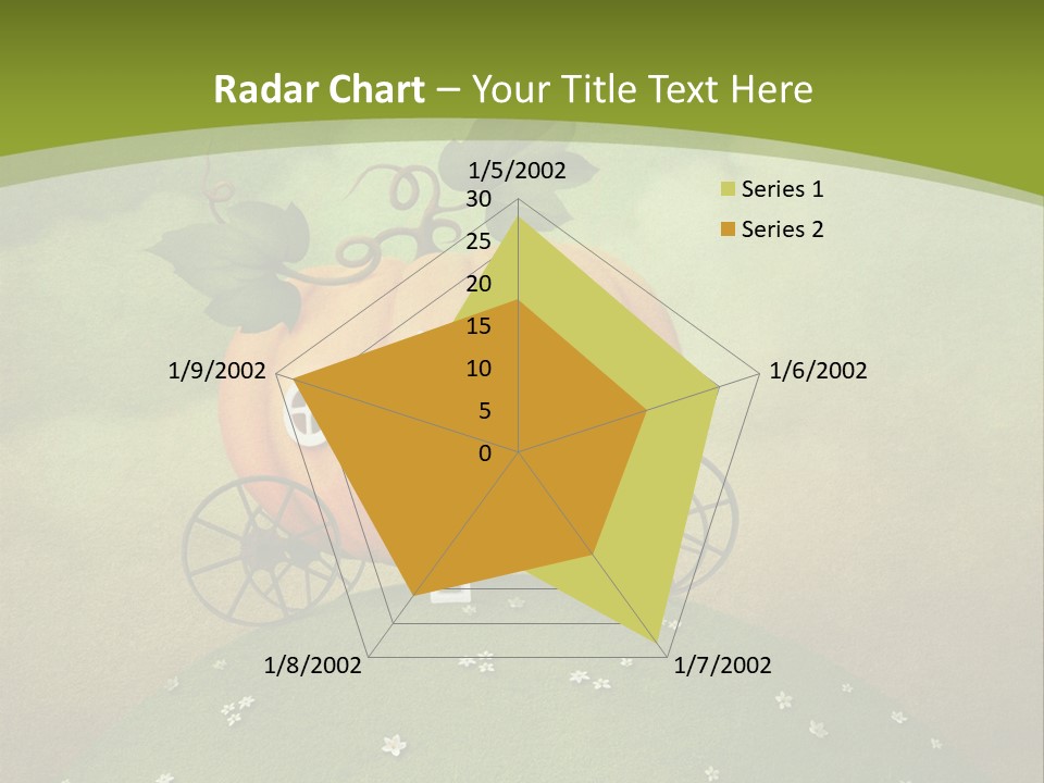 Vegetable Graphics Cloud PowerPoint Template