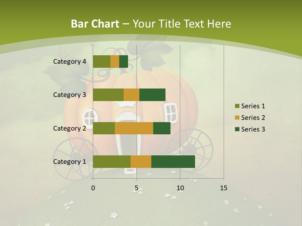 Vegetable Graphics Cloud PowerPoint Template