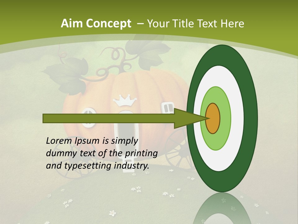 Vegetable Graphics Cloud PowerPoint Template