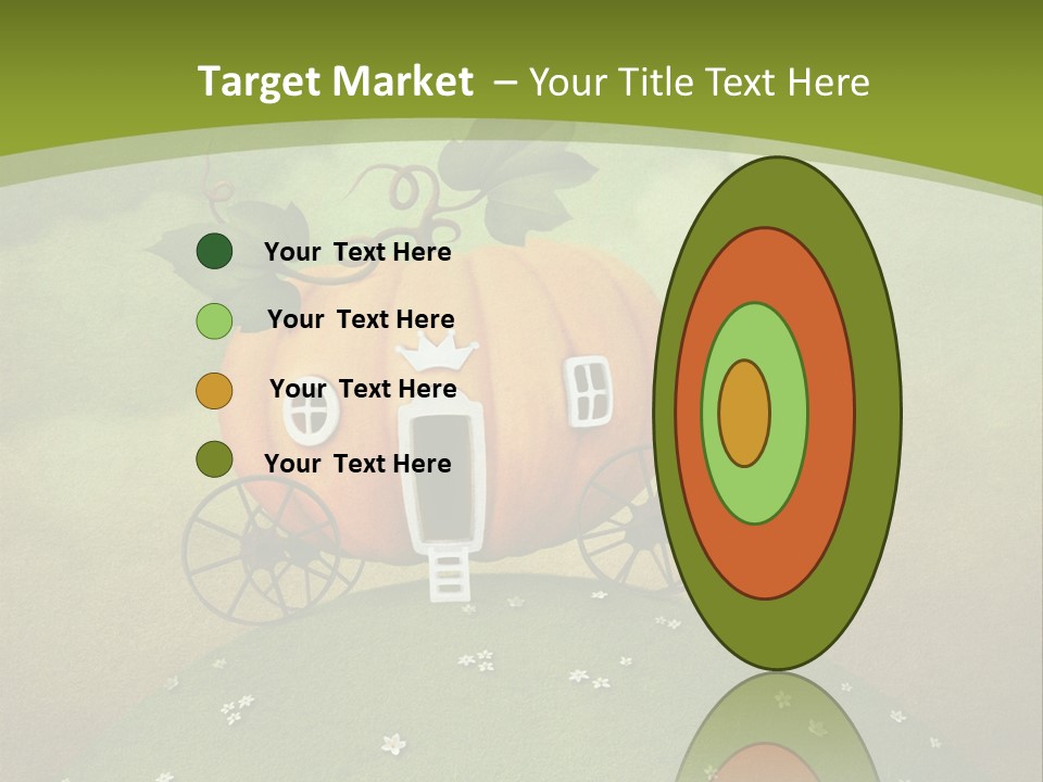 Vegetable Graphics Cloud PowerPoint Template