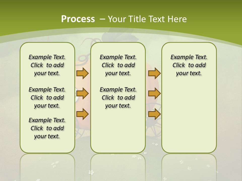 Vegetable Graphics Cloud PowerPoint Template