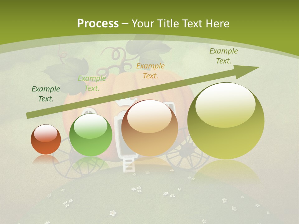 Vegetable Graphics Cloud PowerPoint Template