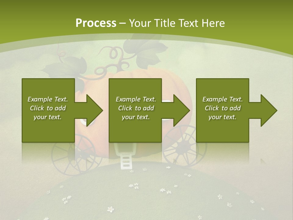 Vegetable Graphics Cloud PowerPoint Template